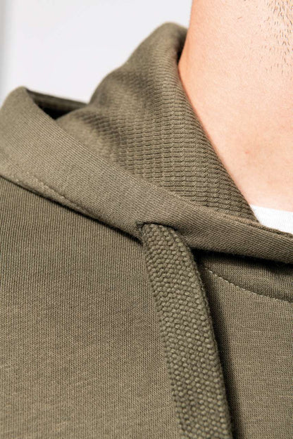SWEAT-SHIRT À CAPUCHE AVEC FERMETURE ÉCLAIR POUR HOMME