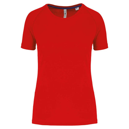 T-SHIRT DE SPORT COL ROND RECYCLÉ POUR FEMME
