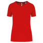 T-SHIRT DE SPORT COL ROND RECYCLÉ POUR FEMME