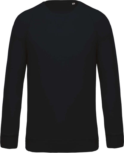 SWEAT-SHIRT HOMME EN COTON BIOLOGIQUE À COL RAS DU COU ET MANCHES RAGLAN