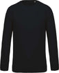 SWEAT-SHIRT HOMME EN COTON BIOLOGIQUE À COL RAS DU COU ET MANCHES RAGLAN
