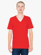 T-SHIRT UNISEXE EN JERSEY FIN À COL EN V