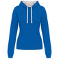 SWEAT-SHIRT À CAPUCHE CONTRASTÉ POUR FEMME