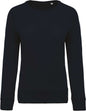 SWEAT-SHIRT FEMME EN COTON BIOLOGIQUE À COL RAS DU COU ET MANCHES RAGLAN