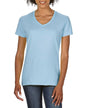 T-SHIRT COL EN V FEMME EN COTON PREMIUM®
