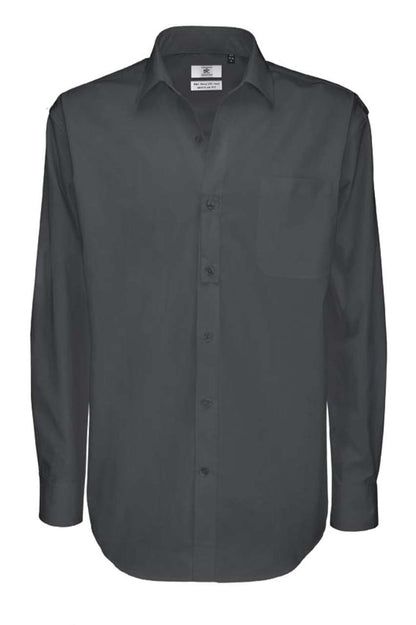 B&C SHARP LSL /MEN in Dark Grey | utt:2636b5967be7