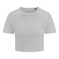 T-shirt court en mélange de trois pour femme