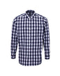 CARREAUX « MULLIGAN » - CHEMISE EN COTON À MANCHES LONGUES POUR HOMME