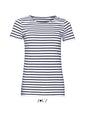 SOL'S MILES FEMME - T-SHIRT RAYÉ COL ROND