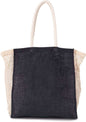 SAC DE COURSES AVEC SOUFFLET EN MAILLE