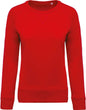 SWEAT-SHIRT FEMME EN COTON BIOLOGIQUE À COL RAS DU COU ET MANCHES RAGLAN