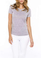 T-SHIRT COL ROND À MANCHES COURTES POUR FEMME