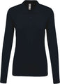 POLO PIQUÉ À MANCHES LONGUES POUR FEMME