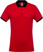 MEN'S TWO-TONE PIQUÉ POLO SHIRT