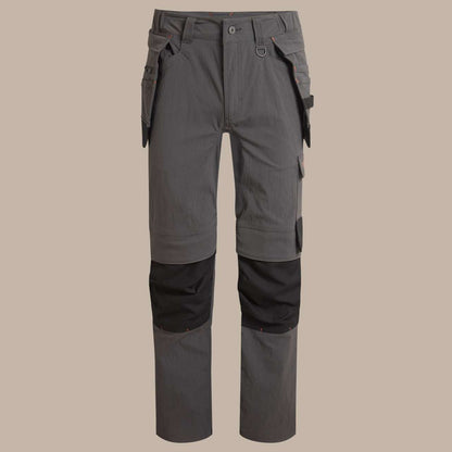 Sheffield Stretch Holster Workwear Trousers in Carbon Grey/Black | utt:1b063e9c9e65