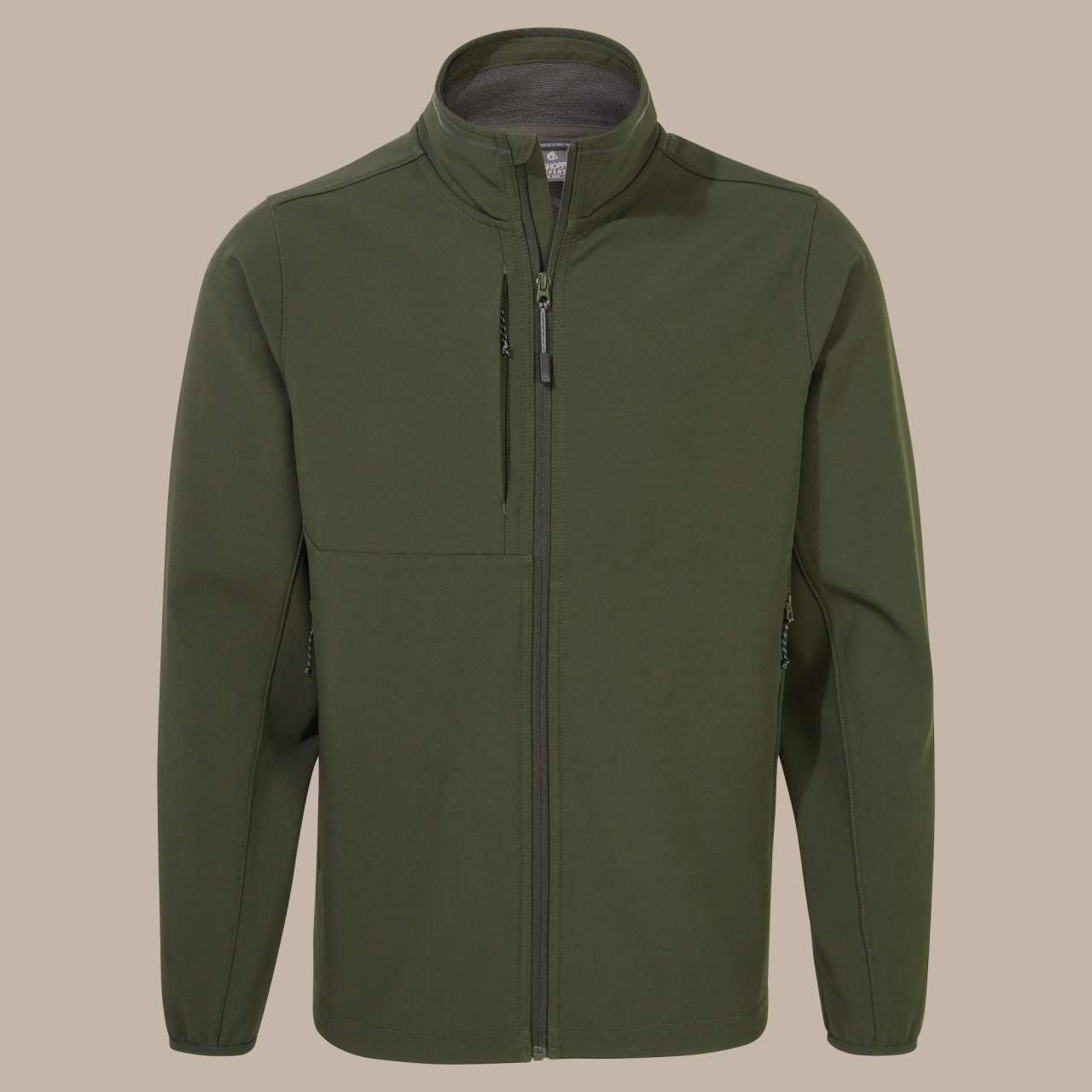 EXPERT MENS BASECAMP SOFTSHELL JACKET in Dark Cedar | utt:31598ece508d