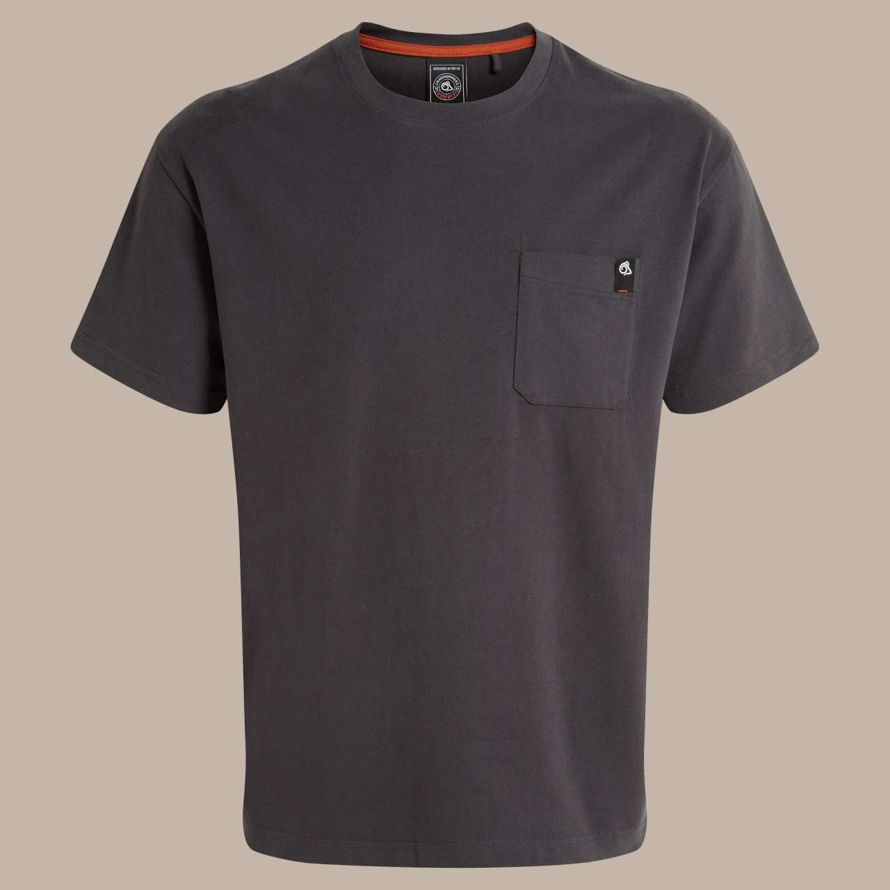 Wakefield Pocket Workwear T-Shirt in Carbon Grey | utt:7b81efc8f4be