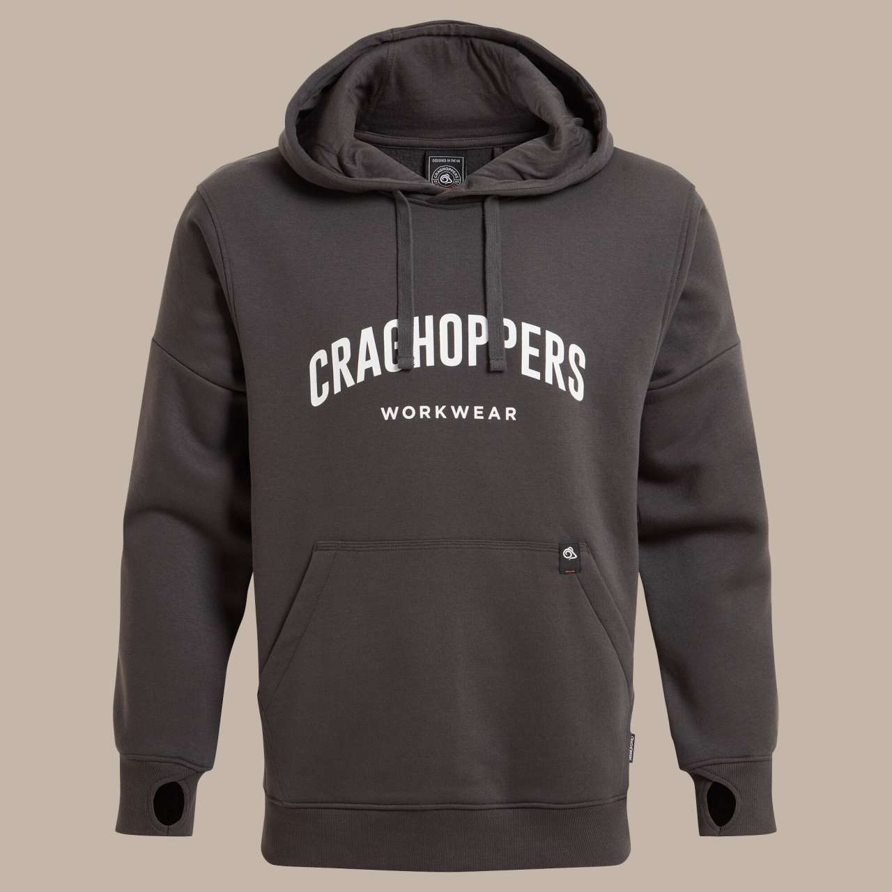 Oulston Workwear Hoodie in Carbon Grey | utt:beac220f9073