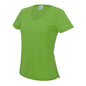 T-shirt cool à col en V pour femme