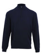 PULL EN MAILLE À FERMETURE ÉCLAIR QUART POUR HOMME