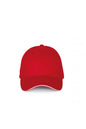 CASQUETTE AVEC VISIÈRE SANDWICH CONTRASTÉE - 6 PANNEAUX