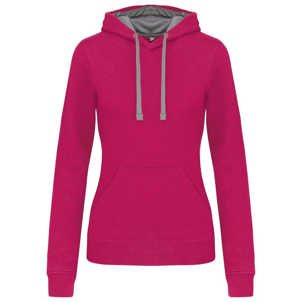 SWEAT-SHIRT À CAPUCHE CONTRASTÉ POUR FEMME