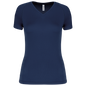 T-SHIRT DE SPORT À MANCHES COURTES ET COL EN V POUR FEMME