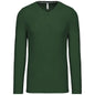 T-SHIRT À MANCHES LONGUES ET COL EN V POUR HOMME