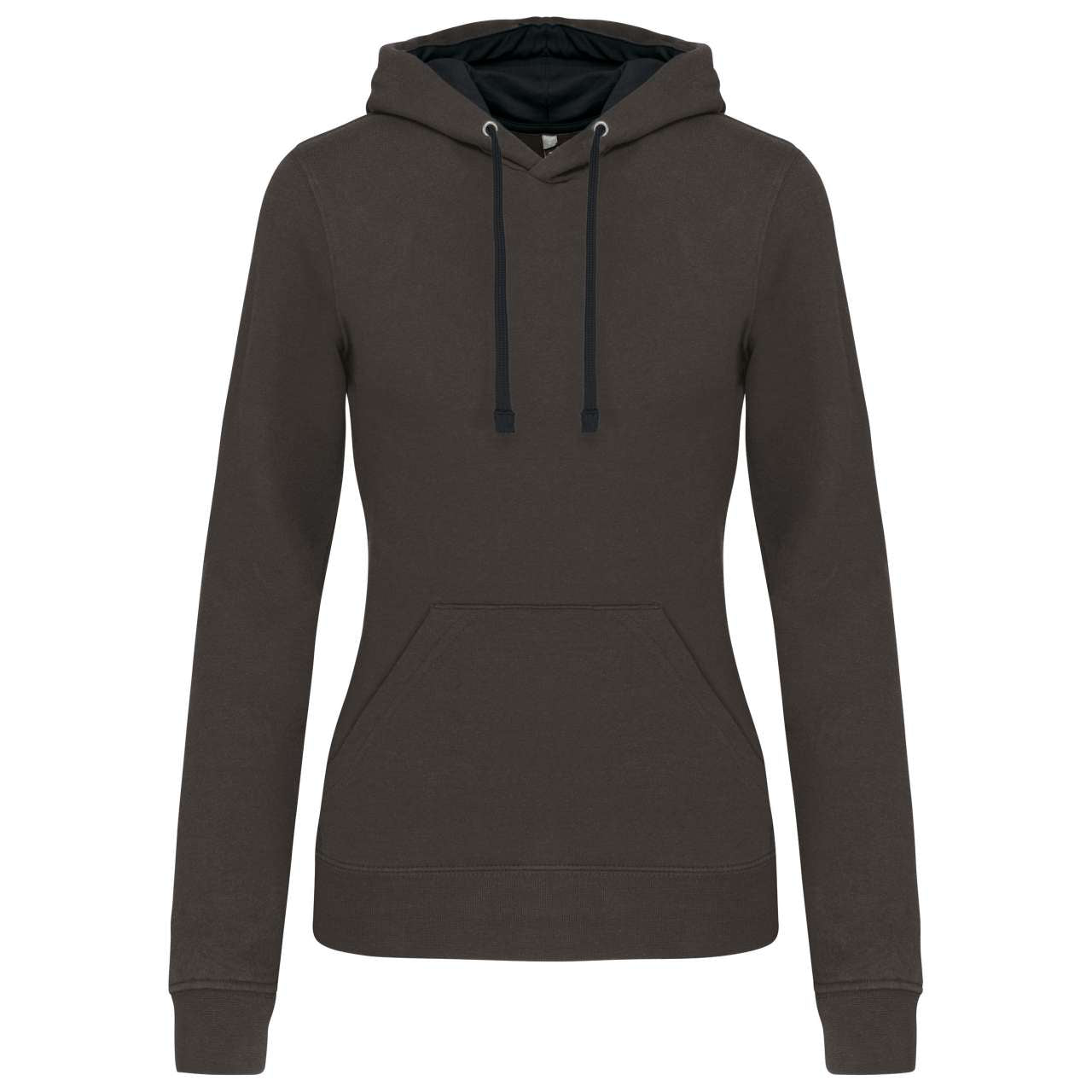 SWEAT-SHIRT À CAPUCHE CONTRASTÉ POUR FEMME