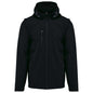 VESTE SOFTSHELL UNISEXE 3 COUCHES À CAPUCHE AVEC MANCHES AMOVIBLES