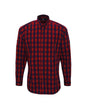 CARREAUX « MULLIGAN » - CHEMISE EN COTON À MANCHES LONGUES POUR HOMME