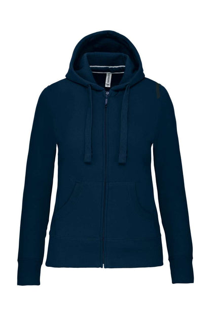 SWEAT-SHIRT À CAPUCHE AVEC FERMETURE ÉCLAIR POUR FEMME