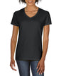 T-SHIRT COL EN V FEMME EN COTON PREMIUM®