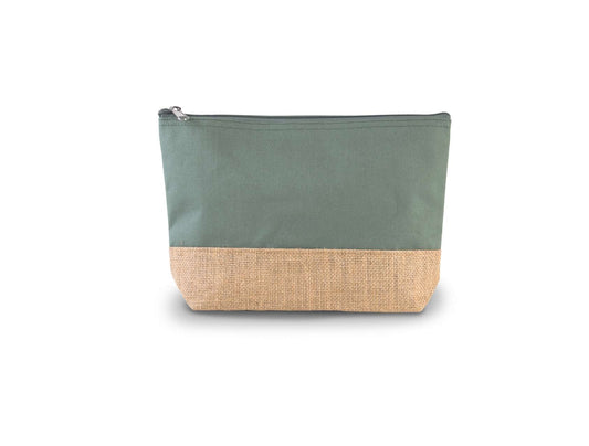 POCHETTE EN TOILE ET JUTE