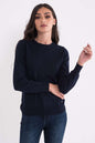PULL COL RAS DU COU EN COTON FIN POUR FEMME