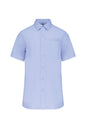 CHEMISE EN POPELINE DE COTON À MANCHES COURTES POUR HOMME