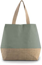 SAC CABAS FOURRE-TOUT EN TOILE ET JUTE