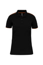 POLO DAYTODAY À MANCHES COURTES CONTRASTÉES POUR FEMME