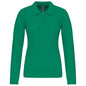 POLO PIQUÉ À MANCHES LONGUES POUR FEMME