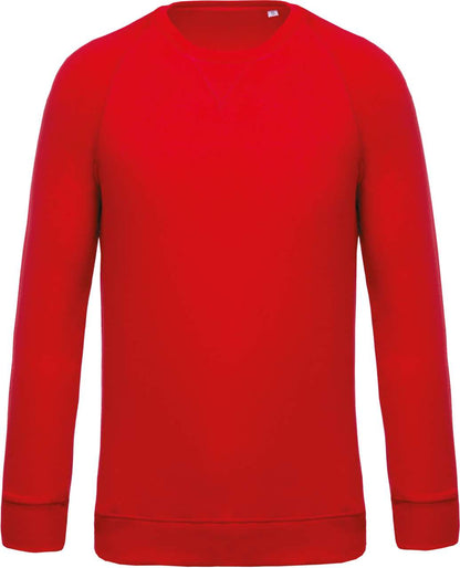 SWEAT-SHIRT HOMME EN COTON BIOLOGIQUE À COL RAS DU COU ET MANCHES RAGLAN