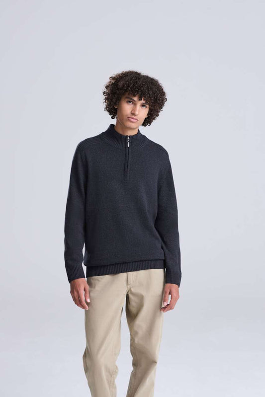 Wakhan 1/4 Zip Sustainable Sweater - Ecologie (1 of 6) | utt:82557dbaee6b