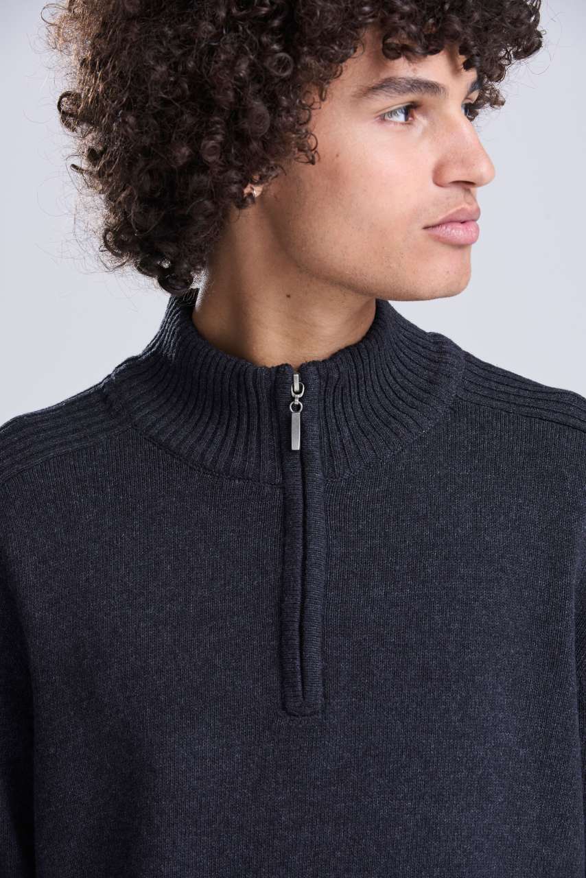 Wakhan 1/4 Zip Sustainable Sweater - Ecologie (4 of 6) | utt:879f5ad06b41