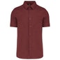 CHEMISE À MANCHES COURTES EN COTON/ÉLASTHANNE