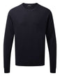 PULL EN MAILLE À COL RAS DU COU POUR HOMME EN COTON RICHE