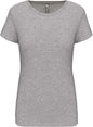 T-SHIRT À MANCHES COURTES ET COL RAS DU COU POUR FEMME