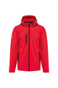 VESTE SOFTSHELL UNISEXE 3 COUCHES À CAPUCHE AVEC MANCHES AMOVIBLES