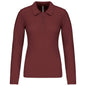 POLO PIQUÉ À MANCHES LONGUES POUR FEMME