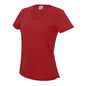 T-shirt cool à col en V pour femme