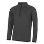 Cooles Herren-Sweatshirt mit halbem Reißverschluss