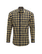 CARREAUX « MULLIGAN » - CHEMISE EN COTON À MANCHES LONGUES POUR HOMME